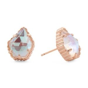 Kendra Scott Iridescent Gold Earrings